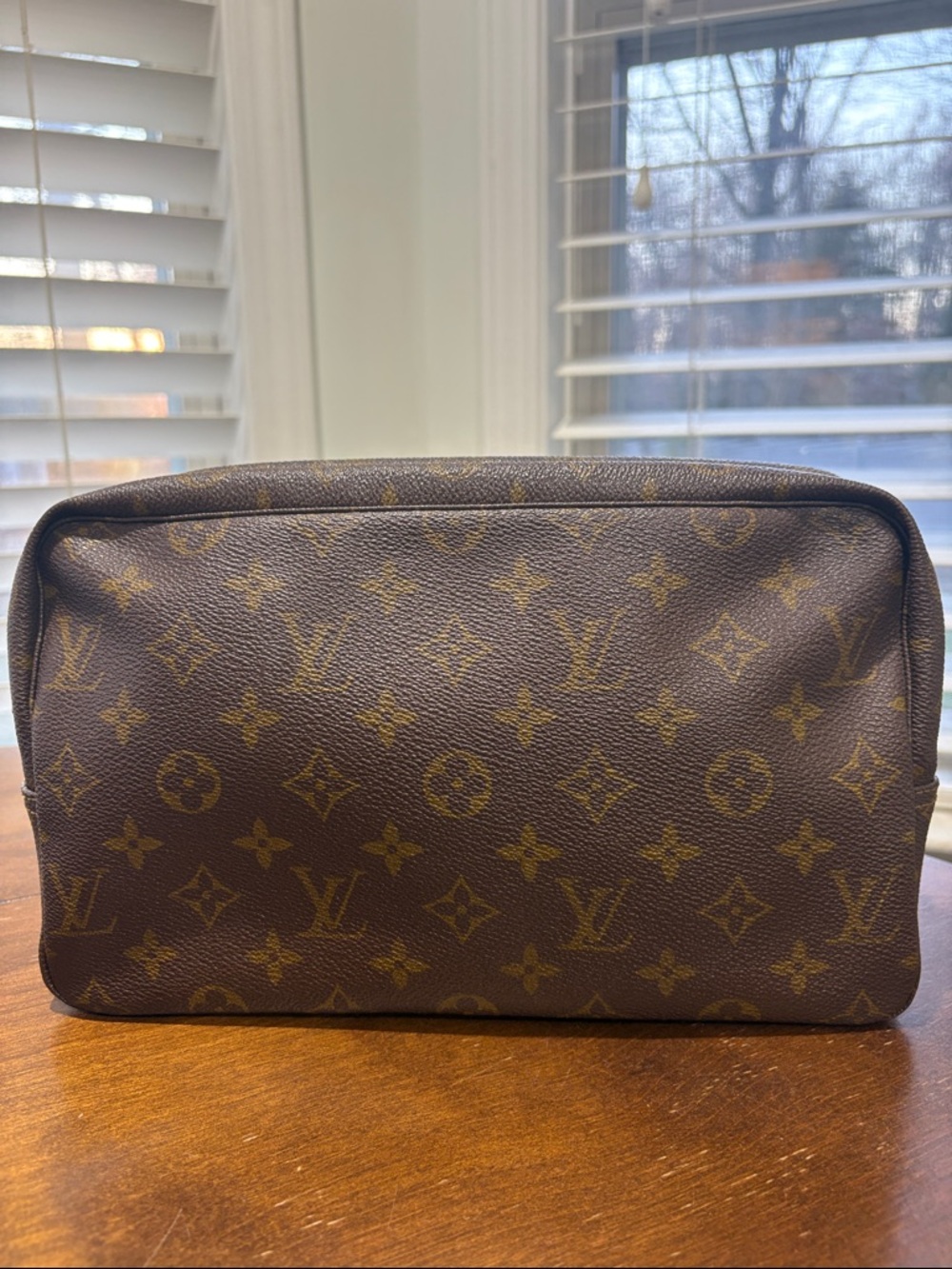 Louis Vuitton Monogram Canvas Toiletry Case in Brown